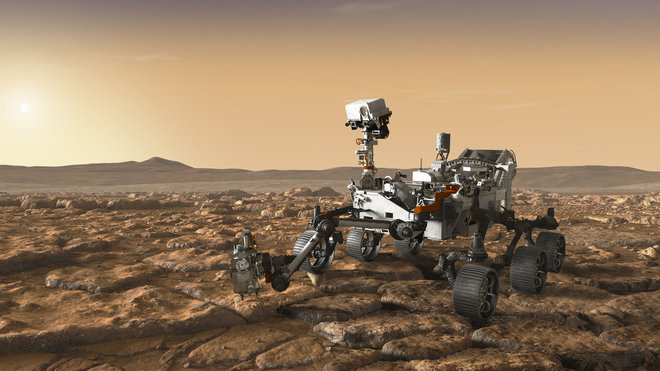 Una representación artística del Rover, el aparato que la NASA planea enviar a Marte en 2020 Una representación artística del Rover, el aparato que la NASA planea enviar a Marte en 2020