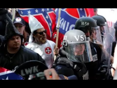 Manifestantes racistas en Washington