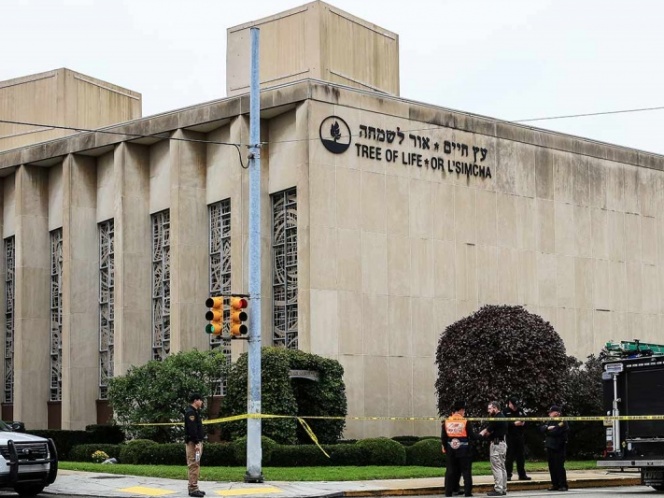 La sinagoga atacada