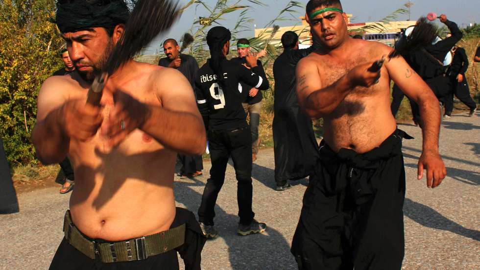 Musulmanes celebrando Ashura