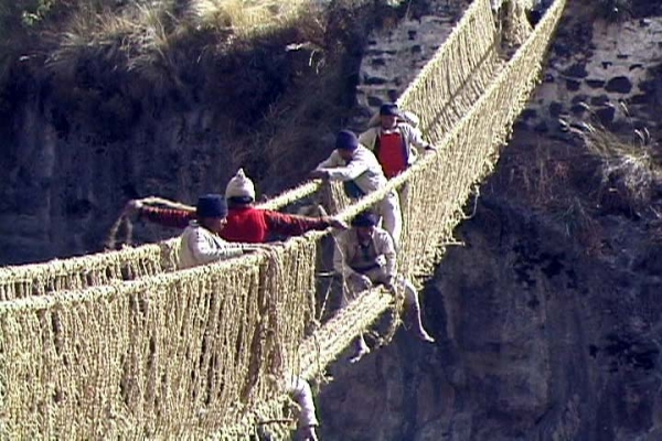 El puente colgante Q'eswachaka