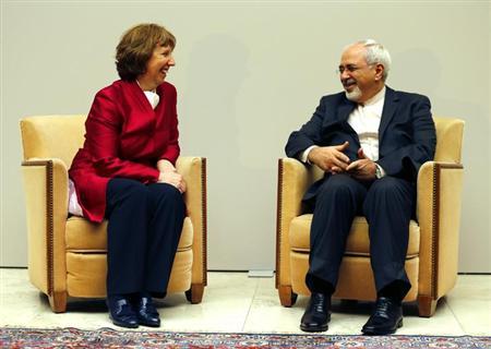 Catherine Ashton-izquierda-y Javad Zarif