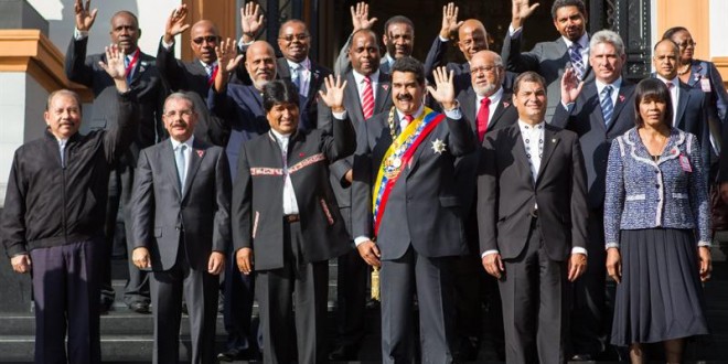 Los presidentes de los países del ALBA y de Petrocaribe