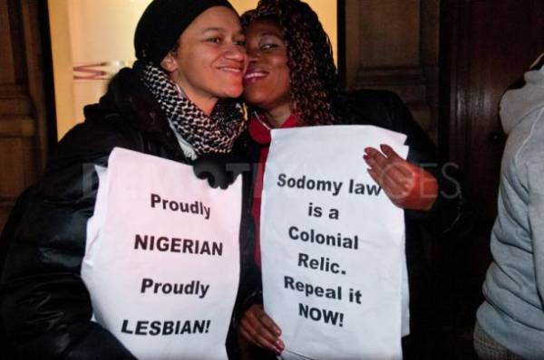 Lesbianas nigerianas protestan contra la nueva ley