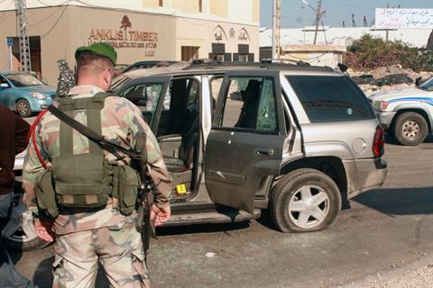 El coche de Abderrahman Diab