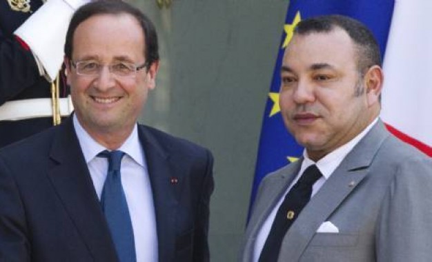 François Hollande-izquierda-y Muhammad VI