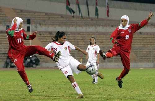 Futbolistas con hijab