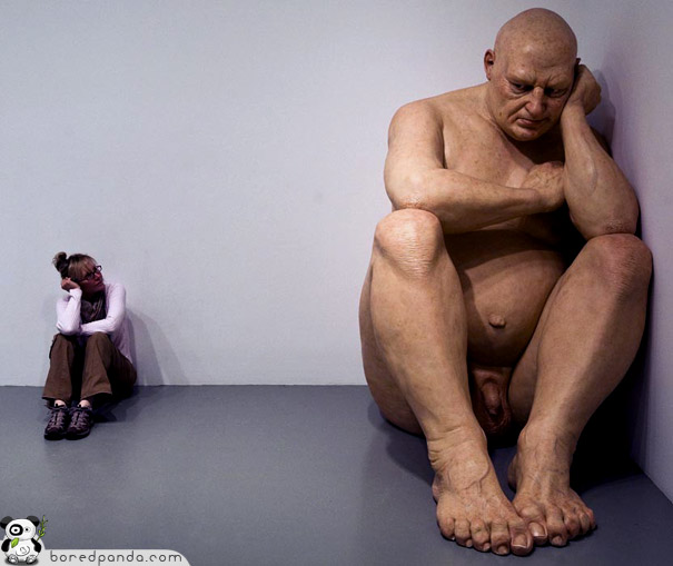 Una obra de Ron Mueck