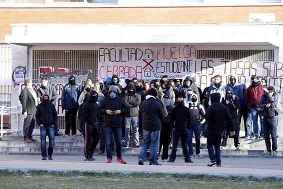 Estudiantes universitarios en Madrid