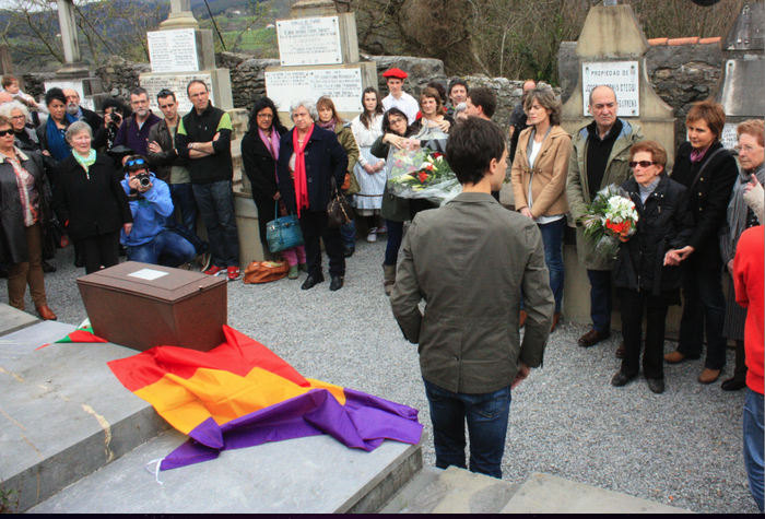 Un homenaje a fusilados por el franquismo en España