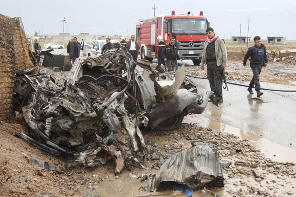 Al menos 17 muertos en dos ataques a la policía al norte de Bagdad