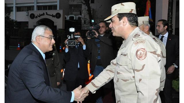 Abdul Fatah As Sisi-a la izquierda-. Abdul Fatah As Sisi-a la izquierda-.