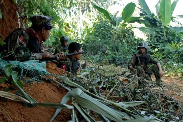 Rebeldes del Ejército de Independencia de Kachin