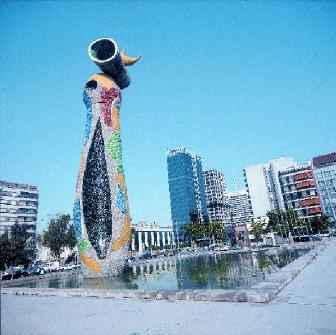 Una obra de Joan Miró en Barcelona