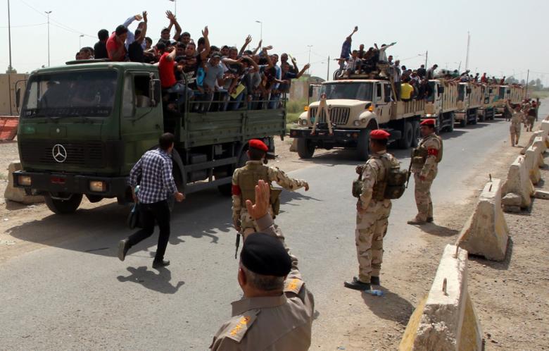 Los yihadistas avanzan por tres vías hacia Bagdad