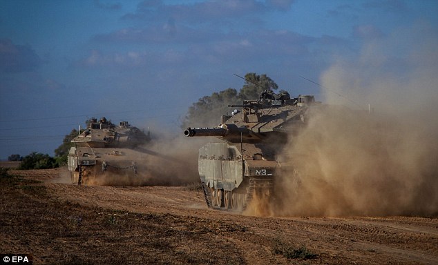 Tanques israelís