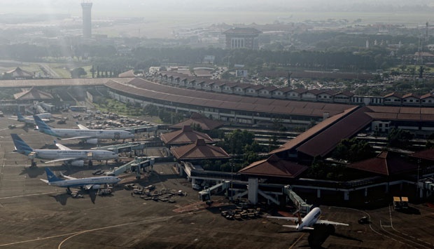 El aeropuerto Soekarno-Hatta de Jakarta, Indonesia