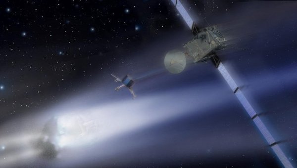 La sonda espacial europea Rosetta llega a su cita con un cometa