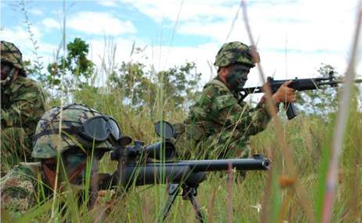 Soldados colombianos