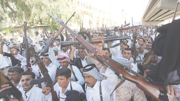 Hombres armados en Irak Hombres armados en Irak