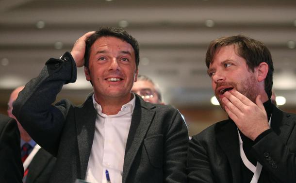 Matteo Renzi, a la izquierda