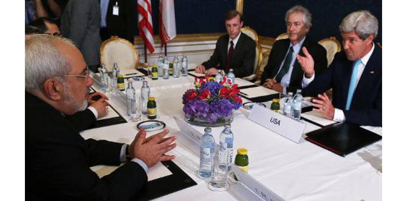 Zarif-a la izquierda-y Kerry,a la derecha, en una reunión anterior. Zarif-a la izquierda-y Kerry,a la derecha, en una reunión anterior.