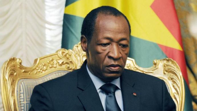 El expresidente Blaise Compaoré