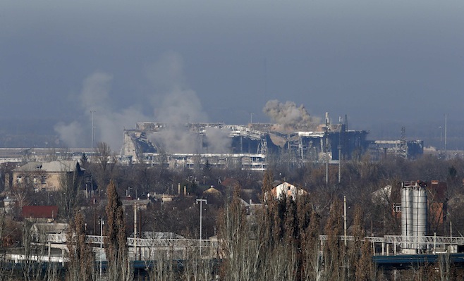 El aeropuerto de Donetsk El aeropuerto de Donetsk