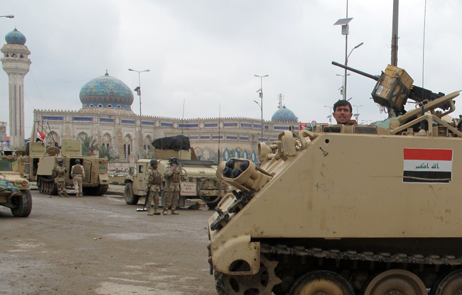 El ejército iraquí en Ramadi