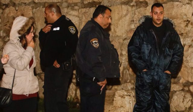 Policías israelíes en Jerusalén