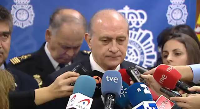 El ministro del interior Fernández Díaz. El ministro del interior Fernández Díaz.
