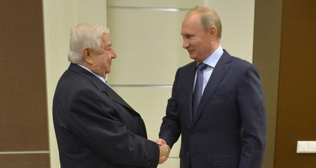 Ualid Al Mualim-a la izquierda-y Vladimir Putin Ualid Al Mualim-a la izquierda-y Vladimir Putin