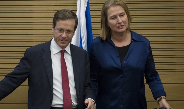 Herzog-izquierda-y Livni Herzog-izquierda-y Livni