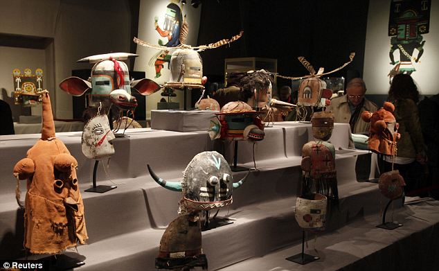Máscaras Katsinam de los Hopi