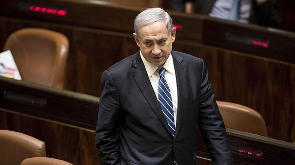 Netanyahu en el parlamento