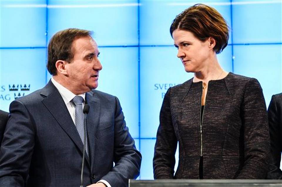 Stefan Löfven y Anna Kinberg