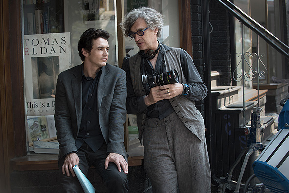 James Franco-a la izquierda-y Wim Wenders.