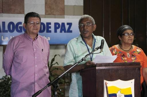 Delegados de las FARC en Cuba