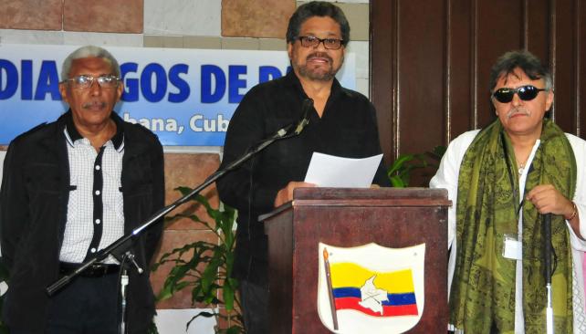 Los delegados de las FARC en La Habana