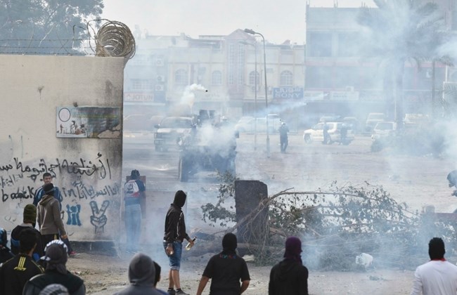 Manifestantes en Bahréin