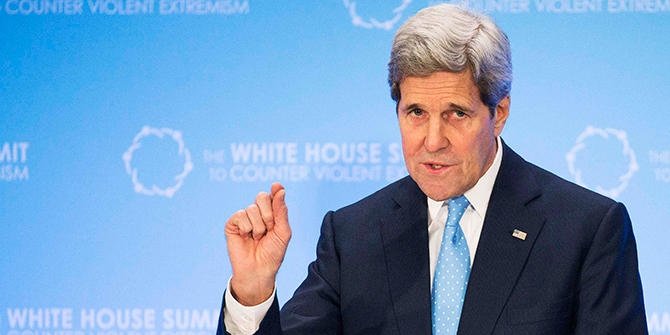 El secretario de Estado estadounidense, John Kerry