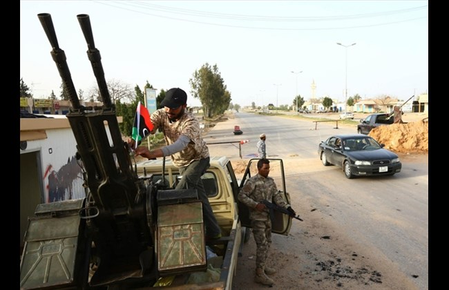 Milicianos de Fayr Libia en Al Asisia Milicianos de Fayr Libia en Al Asisia