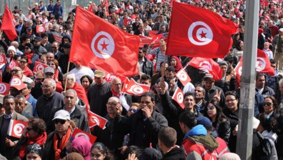 La manifestación contra el terrorismo
