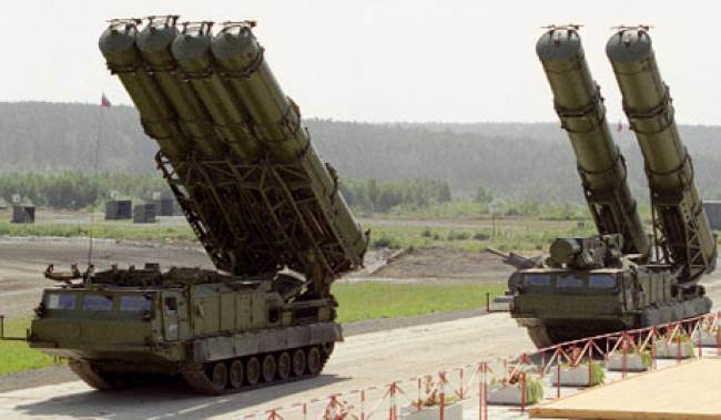 El sistema de misiles antiaéreos S-300