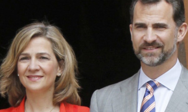 Cristina y su hermano, el rey Felipe VI