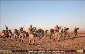 Milicianos armados en Libia