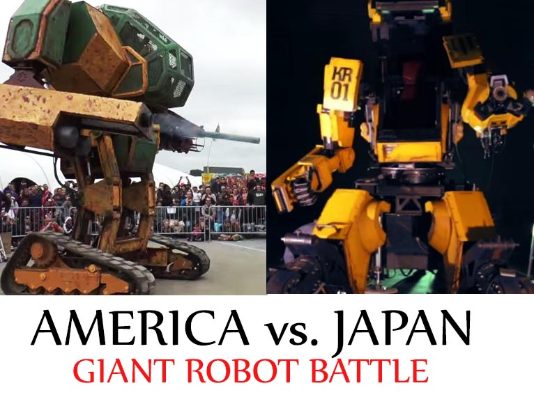 Los dos robots gigantes