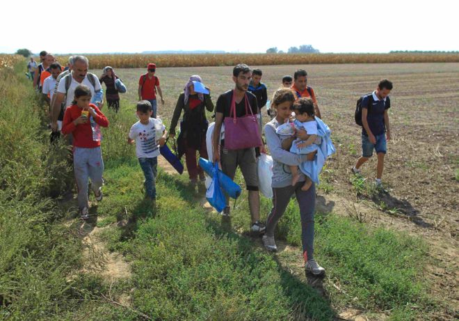 Inmigrantes en Croacia
