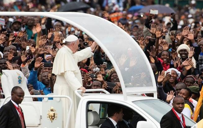El papa en Kenia