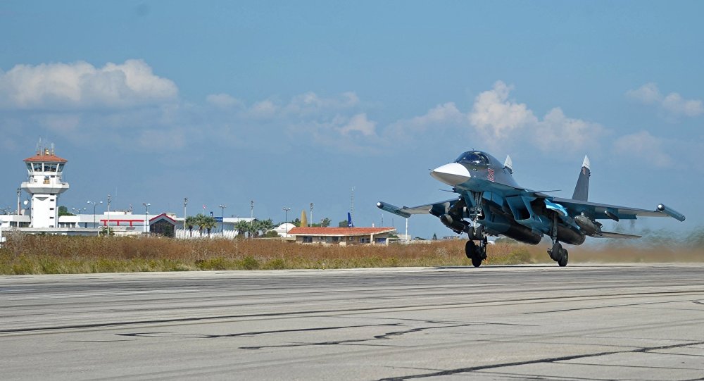 Un avión ruso en Siria